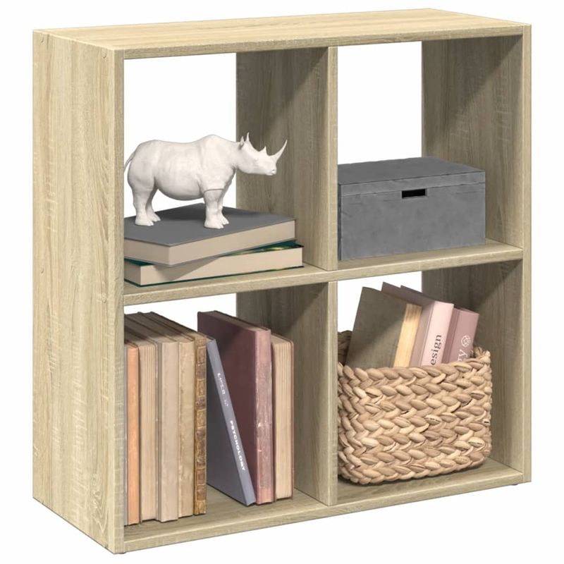 Casa si Gradina - Mobilier - Biblioteci si rafturi - Biblioteci - Biblioteca/separator camera stejar sonoma 69,5x29x69,5 cm lemn - Infinity.ro