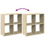Casa si Gradina - Mobilier - Biblioteci si rafturi - Biblioteci - Biblioteca/separator camera stejar sonoma 69,5x29x69,5 cm lemn - Infinity.ro