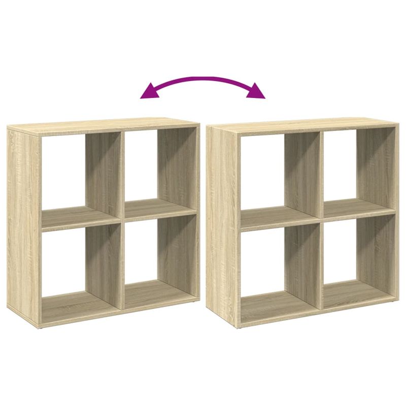 Casa si Gradina - Mobilier - Biblioteci si rafturi - Biblioteci - Biblioteca/separator camera stejar sonoma 69,5x29x69,5 cm lemn - Infinity.ro