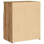Casa si Gradina - Mobilier - Comode si corpuri - Noptiere - Noptiera, stejar artizanal, 50x32x60 cm, lemn prelucrat - Infinity.ro
