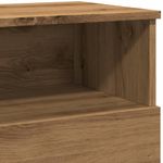 Casa si Gradina - Mobilier - Comode si corpuri - Noptiere - Noptiera, stejar artizanal, 50x32x60 cm, lemn prelucrat - Infinity.ro