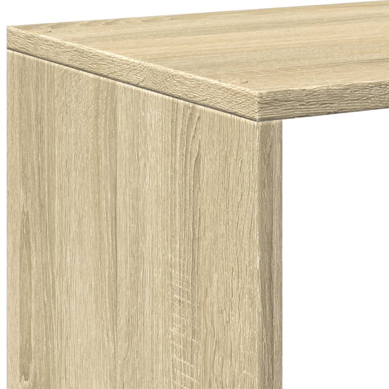Casa si Gradina - Mobilier - Biblioteci si rafturi - Biblioteci - Biblioteca/separator 3 niveluri stejar sonoma 99x29x99 cm lemn - Infinity.ro