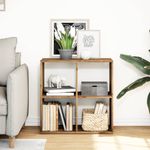 Casa si Gradina - Mobilier - Biblioteci si rafturi - Biblioteci - Biblioteca/separator, stejar artizanal, 69,5x29x69,5 cm, lemn - Infinity.ro