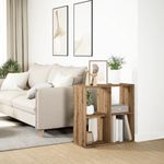 Casa si Gradina - Mobilier - Biblioteci si rafturi - Biblioteci - Biblioteca/separator, stejar artizanal, 69,5x29x69,5 cm, lemn - Infinity.ro