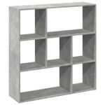 Casa si Gradina - Mobilier - Biblioteci si rafturi - Biblioteci - Biblioteca/separator camera gri beton 102x29x103,5 cm lemn - Infinity.ro