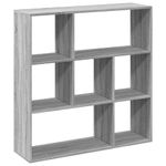 Casa si Gradina - Mobilier - Biblioteci si rafturi - Biblioteci - Biblioteca/separator camera gri sonoma 102x29x103,5 cm lemn - Infinity.ro