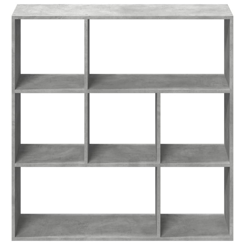 Casa si Gradina - Mobilier - Biblioteci si rafturi - Biblioteci - Biblioteca/separator camera gri beton 102x29x103,5 cm lemn - Infinity.ro