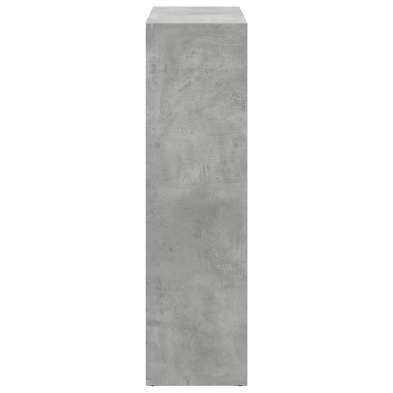 Casa si Gradina - Mobilier - Biblioteci si rafturi - Biblioteci - Biblioteca/separator camera gri beton 102x29x103,5 cm lemn - Infinity.ro