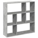 Casa si Gradina - Mobilier - Biblioteci si rafturi - Biblioteci - Biblioteca/separator camera gri beton 102x29x103,5 cm lemn - Infinity.ro