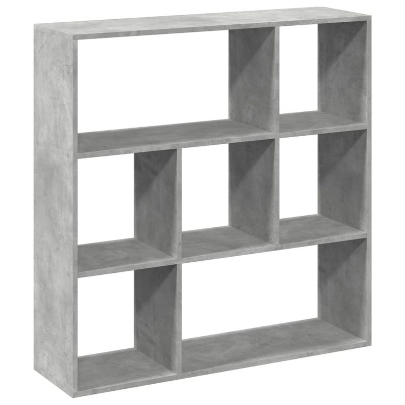 Casa si Gradina - Mobilier - Biblioteci si rafturi - Biblioteci - Biblioteca/separator camera gri beton 102x29x103,5 cm lemn - Infinity.ro