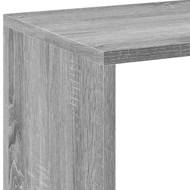 Casa si Gradina - Mobilier - Biblioteci si rafturi - Biblioteci - Biblioteca/separator camera gri sonoma 102x29x103,5 cm lemn - Infinity.ro