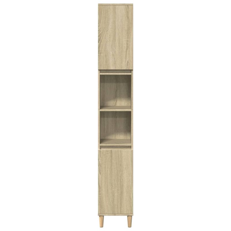 Casa si Gradina - Mobilier - Seturi de mobilier - Seturi baie - Set mobilier de baie, 3 piese, stejar sonoma, lemn prelucrat - Infinity.ro