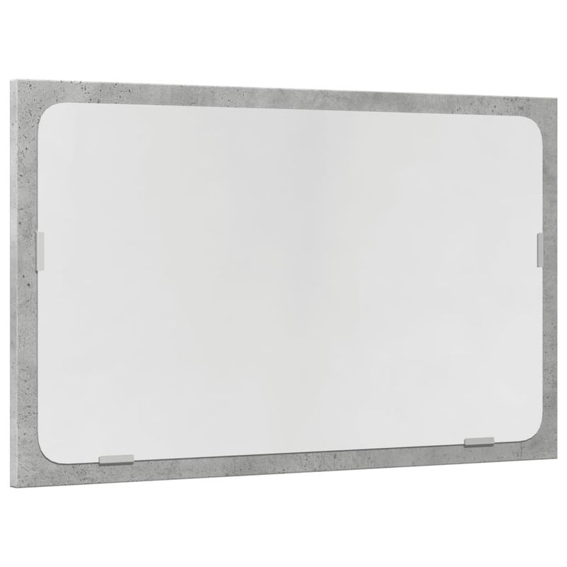 Casa si Gradina - Mobilier - Seturi de mobilier - Seturi baie - Set mobilier de baie, 2 piese, gri beton, lemn compozit - Infinity.ro