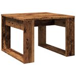 Casa si Gradina - Mobilier - Mese si birouri - Mese living - Masuta laterala, lemn vechi, 50x50x35 cm, lemn prelucrat - Infinity.ro