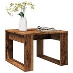 Casa si Gradina - Mobilier - Mese si birouri - Mese living - Masuta laterala, lemn vechi, 50x50x35 cm, lemn prelucrat - Infinity.ro