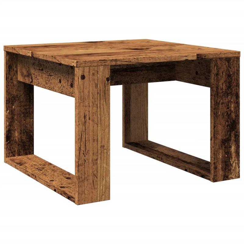 Casa si Gradina - Mobilier - Mese si birouri - Mese living - Masuta laterala, lemn vechi, 50x50x35 cm, lemn prelucrat - Infinity.ro