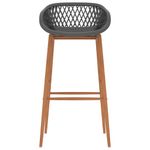 Casa si Gradina - Mobilier - Scaune si fotolii - Scaune - Scaune de bar, 2 buc., gri - Infinity.ro