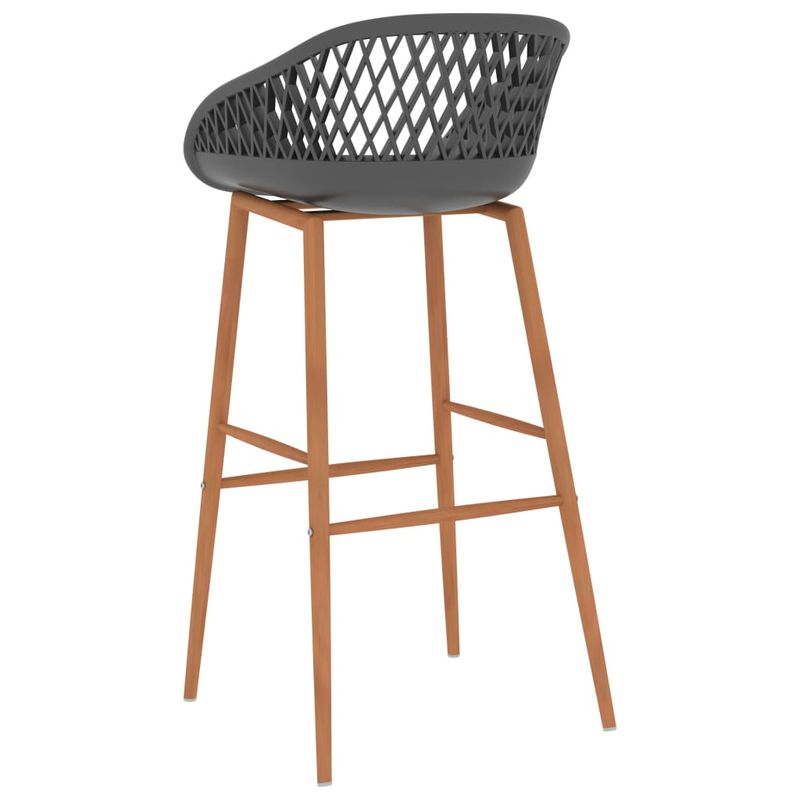 Casa si Gradina - Mobilier - Scaune si fotolii - Scaune - Scaune de bar, 2 buc., gri - Infinity.ro