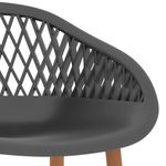 Casa si Gradina - Mobilier - Scaune si fotolii - Scaune - Scaune de bar, 2 buc., gri - Infinity.ro