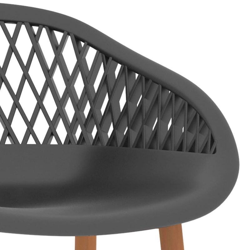 Casa si Gradina - Mobilier - Scaune si fotolii - Scaune - Scaune de bar, 2 buc., gri - Infinity.ro
