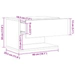 Casa si Gradina - Mobilier - Comode si corpuri - Noptiere - Noptiera montata pe perete, lemn invechit - Infinity.ro