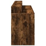 Casa si Gradina - Mobilier - Mese si birouri - Birouri - Birou cu lumini LED stejar fumuriu 160x55x91 cm lemn prelucrat - Infinity.ro