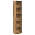 Casa si Gradina - Mobilier - Biblioteci si rafturi - Biblioteci - Biblioteca, stejar artizanal, 40x30x189 cm, lemn prelucrat - Infinity.ro