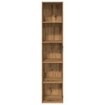 Casa si Gradina - Mobilier - Biblioteci si rafturi - Biblioteci - Biblioteca, stejar artizanal, 40x30x189 cm, lemn prelucrat - Infinity.ro