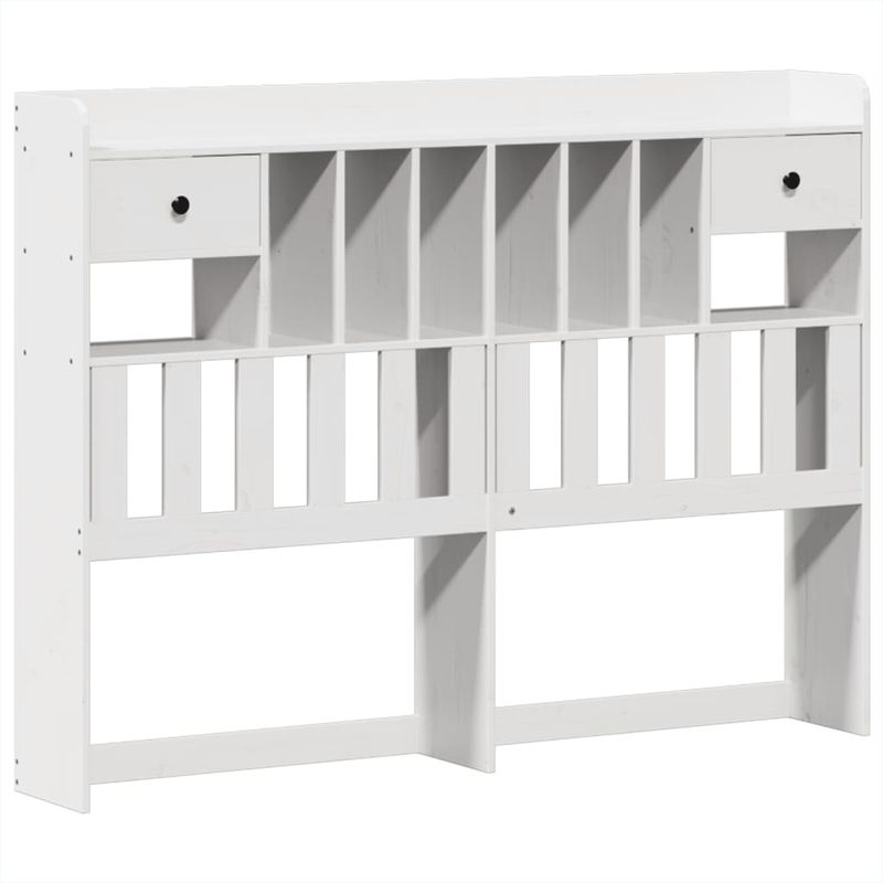 Casa si Gradina - Mobilier - Paturi si accesorii - Paturi - Cadru de pat fara saltea, alb, 150x200 cm, lemn masiv pin - Infinity.ro