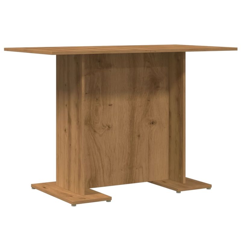 Casa si Gradina - Mobilier - Mese si birouri - Mese bucatarie si dining - Masa bucatarie, stejar artizanal, 110x60x75 cm, lemn prelucrat - Infinity.ro