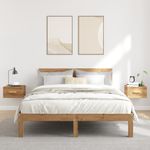 Casa si Gradina - Mobilier - Comode si corpuri - Noptiere - Noptiere de perete, 2 buc., stejar artizanal, 35x35x20 cm - Infinity.ro