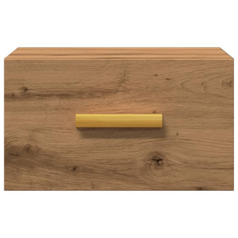 Casa si Gradina - Mobilier - Comode si corpuri - Noptiere - Noptiere de perete, 2 buc., stejar artizanal, 35x35x20 cm - Infinity.ro