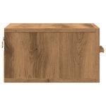 Casa si Gradina - Mobilier - Comode si corpuri - Noptiere - Noptiere de perete, 2 buc., stejar artizanal, 35x35x20 cm - Infinity.ro