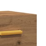Casa si Gradina - Mobilier - Comode si corpuri - Noptiere - Noptiere de perete, 2 buc., stejar artizanal, 35x35x20 cm - Infinity.ro