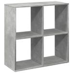 Casa si Gradina - Mobilier - Biblioteci si rafturi - Biblioteci - Biblioteca/separator camera gri beton 69,5x29x69,5 cm lemn - Infinity.ro