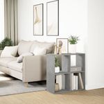Casa si Gradina - Mobilier - Biblioteci si rafturi - Biblioteci - Biblioteca/separator camera gri beton 69,5x29x69,5 cm lemn - Infinity.ro
