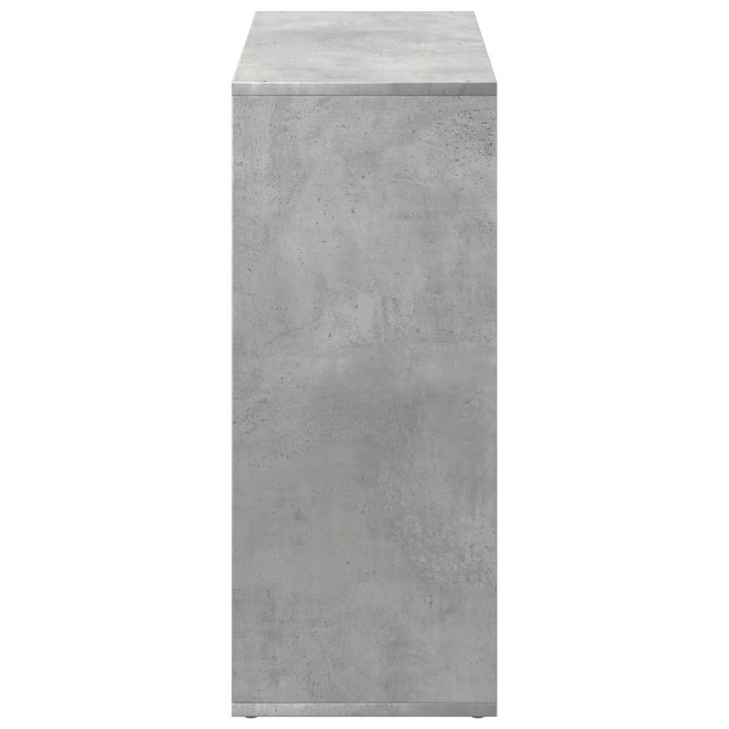 Casa si Gradina - Mobilier - Biblioteci si rafturi - Biblioteci - Biblioteca/separator camera gri beton 69,5x29x69,5 cm lemn - Infinity.ro
