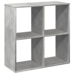 Casa si Gradina - Mobilier - Biblioteci si rafturi - Biblioteci - Biblioteca/separator camera gri beton 69,5x29x69,5 cm lemn - Infinity.ro