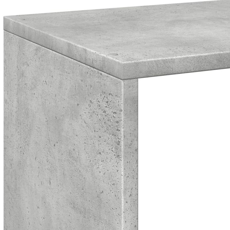 Casa si Gradina - Mobilier - Biblioteci si rafturi - Biblioteci - Biblioteca/separator camera gri beton 69,5x29x69,5 cm lemn - Infinity.ro