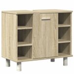 Casa si Gradina - Mobilier - Seturi de mobilier - Seturi baie - Set mobilier de baie, 4 piese, stejar sonoma, lemn prelucrat - Infinity.ro