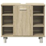 Casa si Gradina - Mobilier - Seturi de mobilier - Seturi baie - Set mobilier de baie, 4 piese, stejar sonoma, lemn prelucrat - Infinity.ro