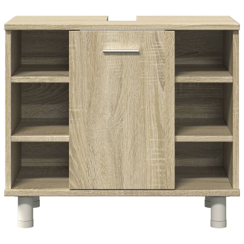 Casa si Gradina - Mobilier - Seturi de mobilier - Seturi baie - Set mobilier de baie, 4 piese, stejar sonoma, lemn prelucrat - Infinity.ro