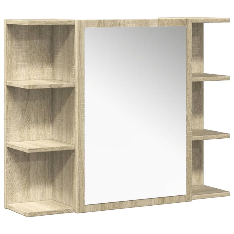 Casa si Gradina - Mobilier - Seturi de mobilier - Seturi baie - Set mobilier de baie, 4 piese, stejar sonoma, lemn prelucrat - Infinity.ro