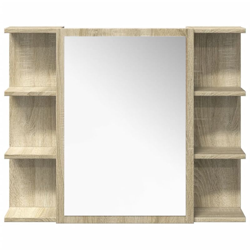 Casa si Gradina - Mobilier - Seturi de mobilier - Seturi baie - Set mobilier de baie, 4 piese, stejar sonoma, lemn prelucrat - Infinity.ro