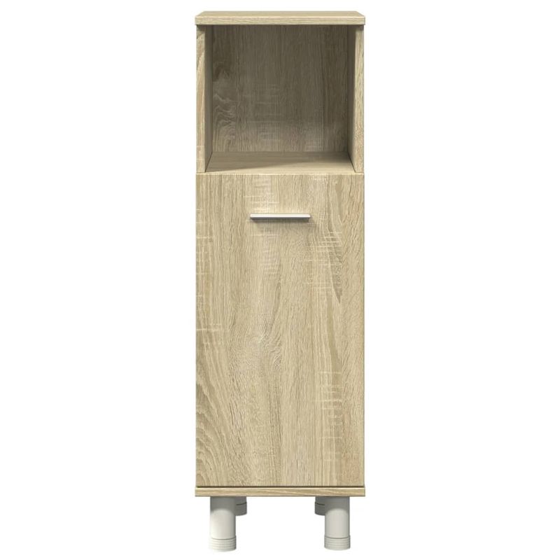 Casa si Gradina - Mobilier - Seturi de mobilier - Seturi baie - Set mobilier de baie, 4 piese, stejar sonoma, lemn prelucrat - Infinity.ro