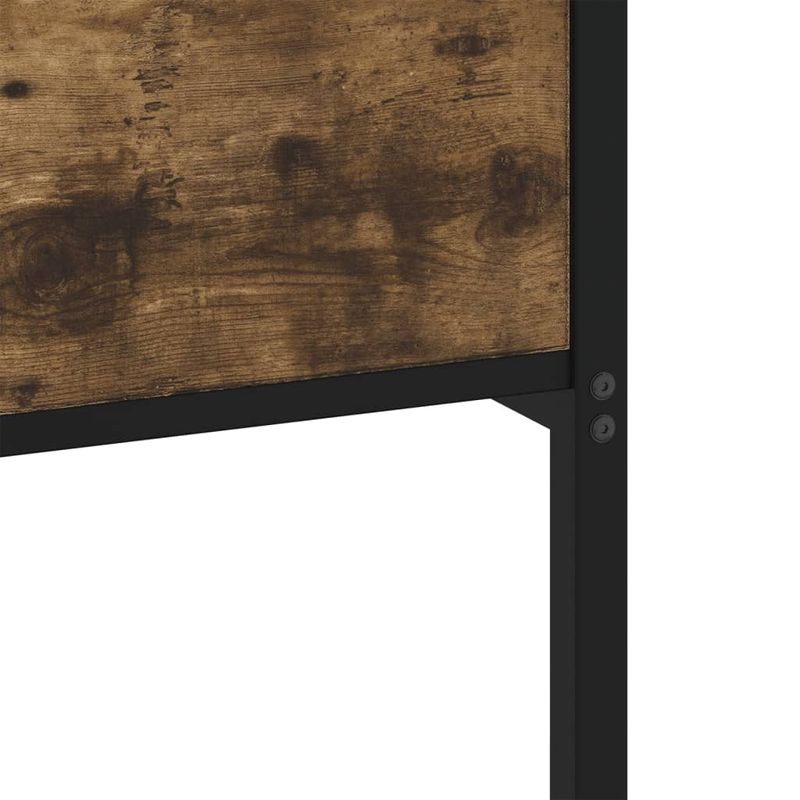 Casa si Gradina - Mobilier - Paturi si accesorii - Paturi - Cadru pat fara saltea stejar fumuriu, 90x190 cm, lemn prelucrat - Infinity.ro
