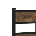 Casa si Gradina - Mobilier - Paturi si accesorii - Paturi - Cadru pat fara saltea stejar fumuriu, 90x190 cm, lemn prelucrat - Infinity.ro