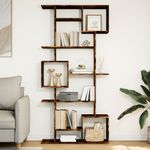 Casa si Gradina - Mobilier - Biblioteci si rafturi - Biblioteci - Biblioteca, stejar fumuriu, 92x29x188 cm, lemn prelucrat - Infinity.ro