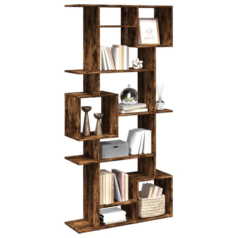 Casa si Gradina - Mobilier - Biblioteci si rafturi - Biblioteci - Biblioteca, stejar fumuriu, 92x29x188 cm, lemn prelucrat - Infinity.ro