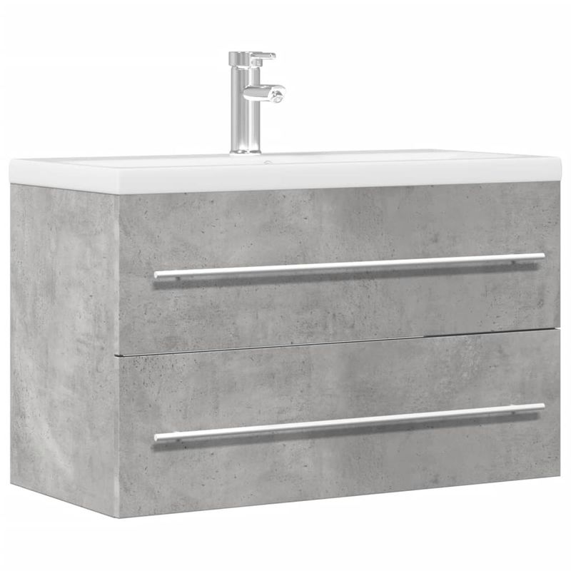 Casa si Gradina - Mobilier - Mobilier baie - Comode baie - Dulap de chiuveta stejar artizanal 80x38,5x48 cm lemn prelucrat - Infinity.ro